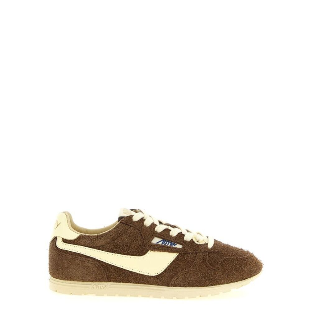 Autry Brown Cowhide Athletic Women's Sneakers